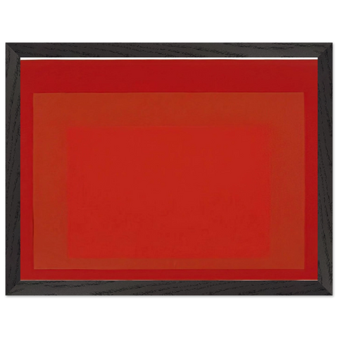 STUDY FOR HOMAGE TO THE SQUARE 1972 by Josef Albers — Framed art print at Zephyeer