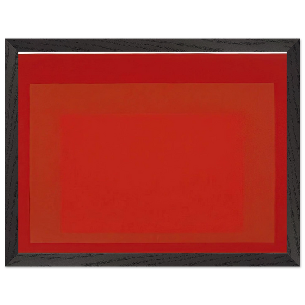 STUDY FOR HOMAGE TO THE SQUARE 1972 by Josef Albers — Framed art print at Zephyeer