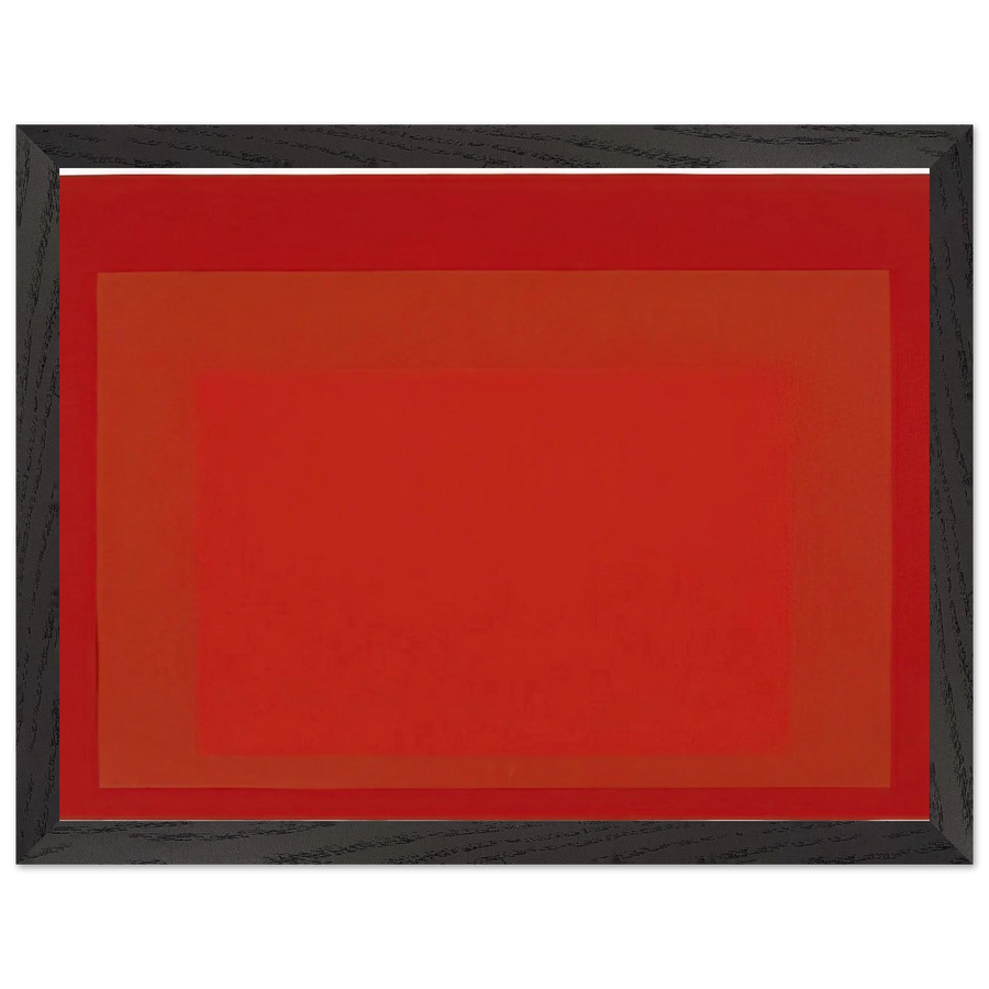 STUDY FOR HOMAGE TO THE SQUARE 1972 by Josef Albers — Framed art print at Zephyeer