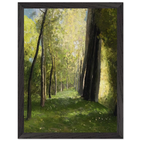 LANE OF TREES by Odilon Redon — Framed art print at Zephyeer