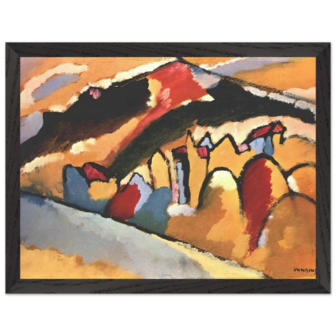 STUDY FOR AUTUMN 1909 by Wassily Kandinsky — Framed art print at Zephyeer