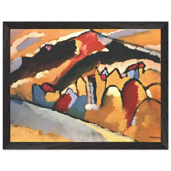 STUDY FOR AUTUMN 1909 by Wassily Kandinsky — Framed art print at Zephyeer
