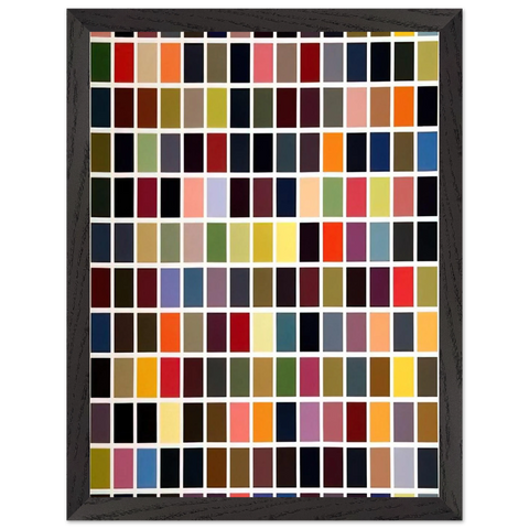 180 COLORS by Gerhard Richter — Framed art print at Zephyeer