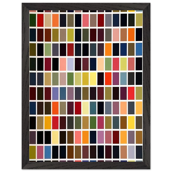 180 COLORS by Gerhard Richter — Framed art print at Zephyeer