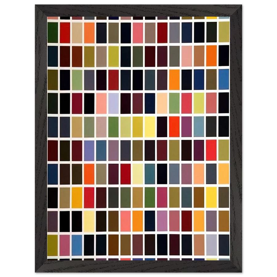 180 COLORS by Gerhard Richter — Framed art print at Zephyeer