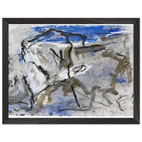 GE-11 - 1997 by Emil Schumacher — Framed art print at Zephyeer