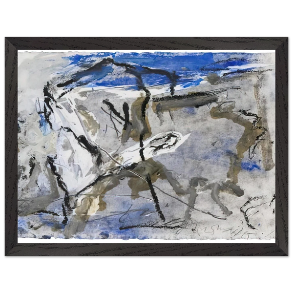 GE-11 - 1997 by Emil Schumacher — Framed art print at Zephyeer