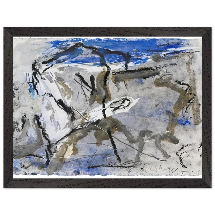 GE-11 - 1997 by Emil Schumacher — Framed art print at Zephyeer