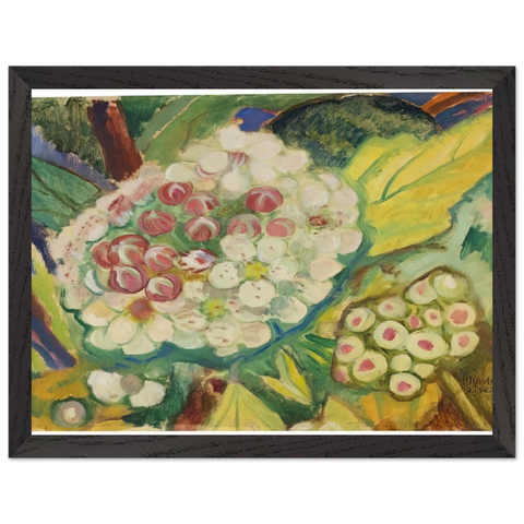 VOM WEISSEN BUSCH 1919 by Gabriele Munter — Framed art print at Zephyeer