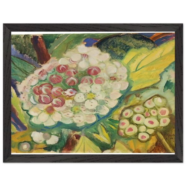 VOM WEISSEN BUSCH 1919 by Gabriele Munter — Framed art print at Zephyeer