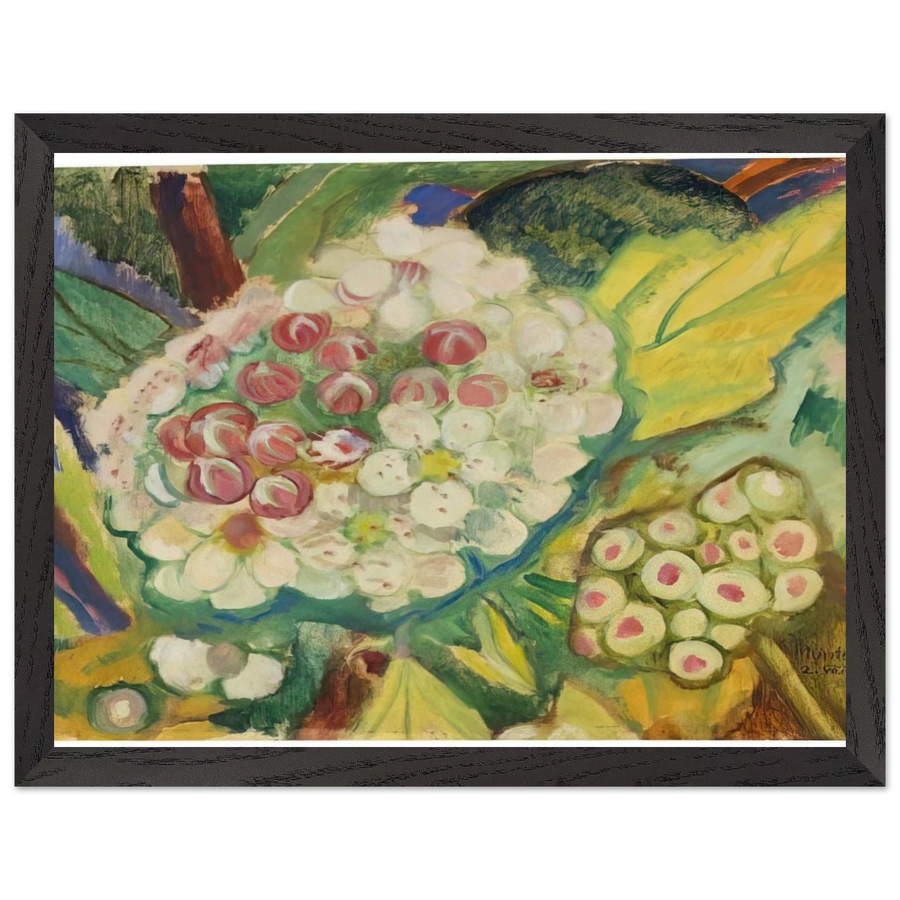 VOM WEISSEN BUSCH 1919 by Gabriele Munter — Framed art print at Zephyeer