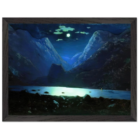 Daryal pass. Moonlight Night by Arkhyp Kuindzhi — Framed art print at Zephyeer