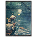 THE CANOES 1878 by Gustave Caillebotte — Framed art print at Zephyeer