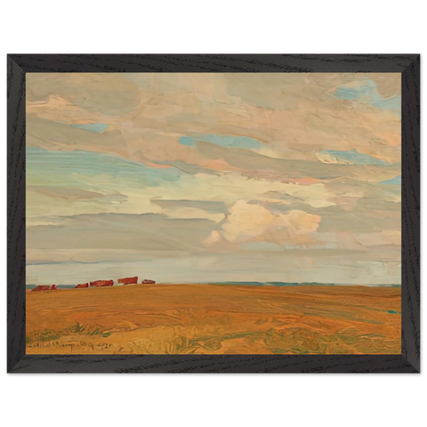 PRAIRIE SAND HILL CAMP MAY 1921 1921 by Maynard Dixon — Framed art print at Zephyeer