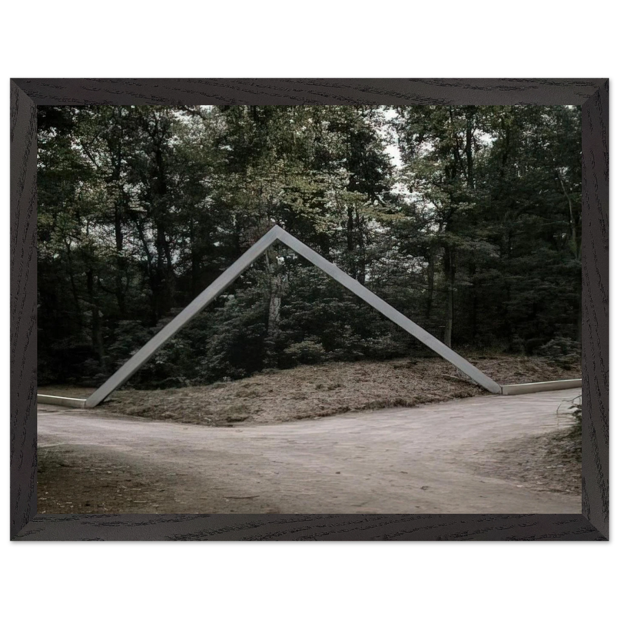 La plate-bande - 1988 by Francois Morellet — Framed art print at Zephyeer