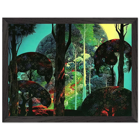 Fired by Sun by Eyvind Earle — Framed art print at Zephyeer
