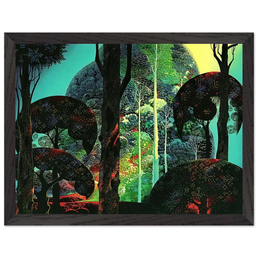 Fired by Sun by Eyvind Earle — Framed art print at Zephyeer