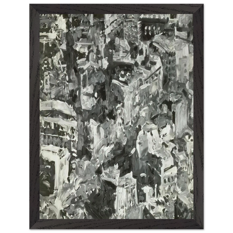 TOWNSCAPE PARIS 1968 by Gerhard Richter — Framed art print at Zephyeer