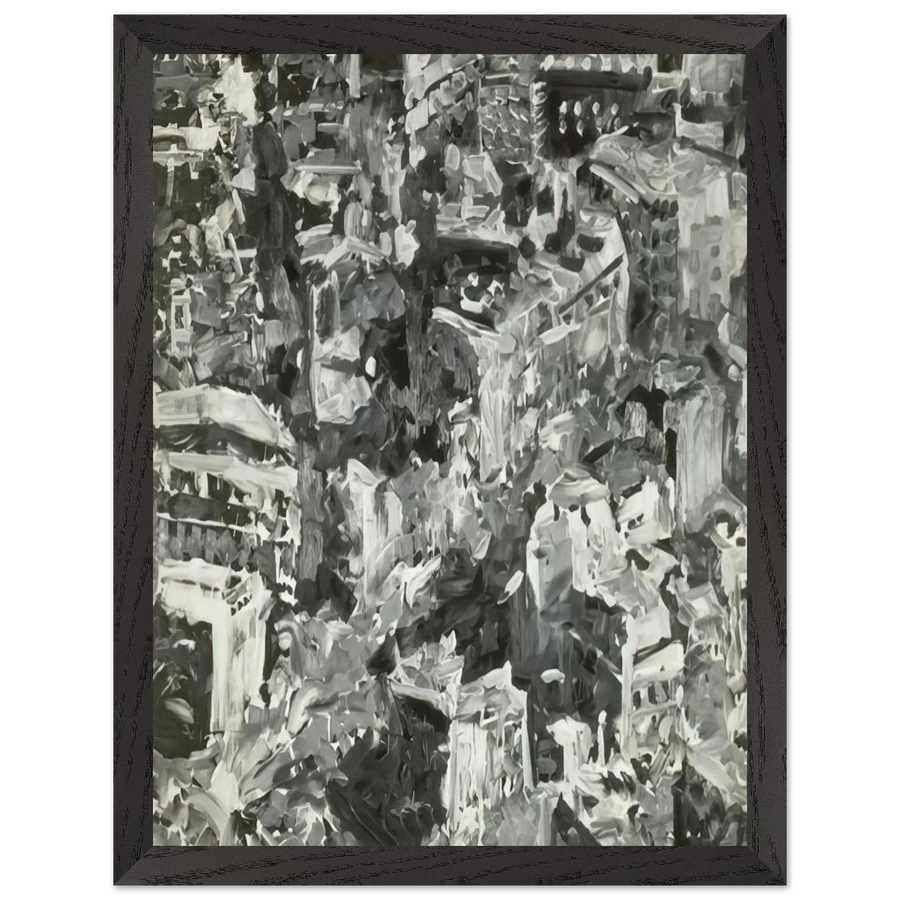 TOWNSCAPE PARIS 1968 by Gerhard Richter — Framed art print at Zephyeer