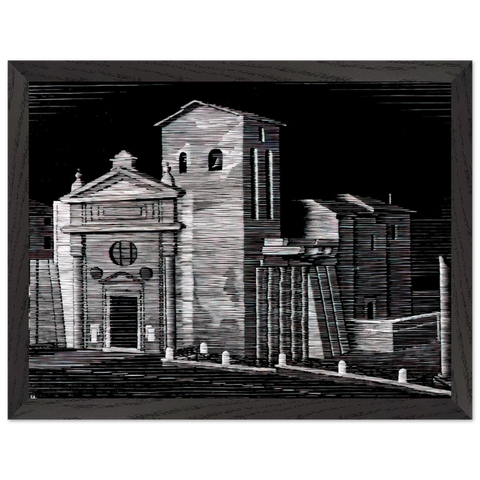 NOCTURNAL ROME by MC Escher — Framed art print at Zephyeer