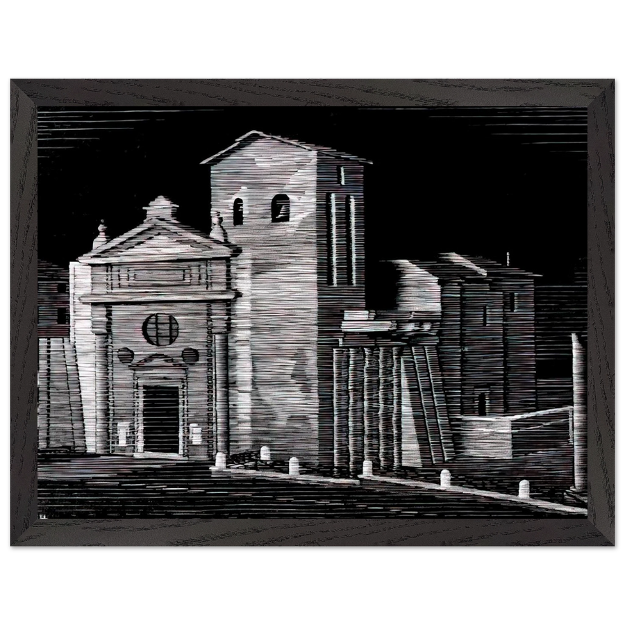 NOCTURNAL ROME by MC Escher — Framed art print at Zephyeer
