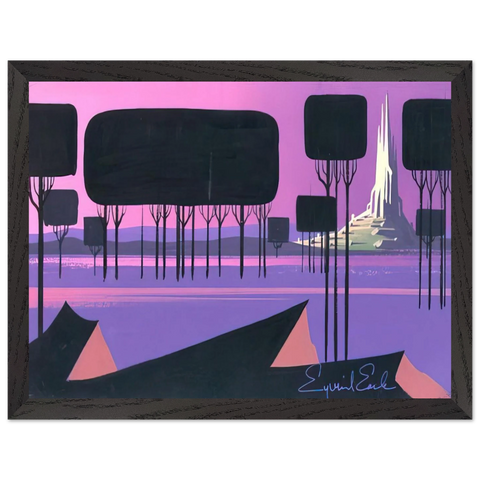 Sleeping Beauty by Eyvind Earle — Framed art print at Zephyeer