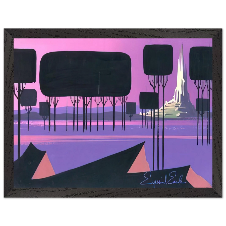 Sleeping Beauty by Eyvind Earle — Framed art print at Zephyeer