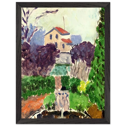 THE ARTIST S GARDEN AT ISSY LES MOULINEAUX 1918 by Henri Matisse — Framed art print at Zephyeer