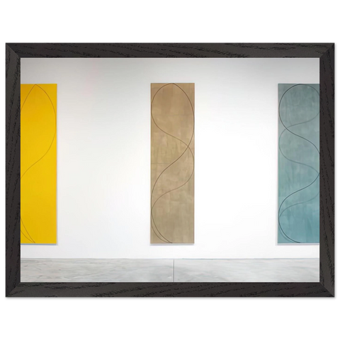 COLUMN PAINTINGS 2004 by Robert Mangold — Framed art print at Zephyeer