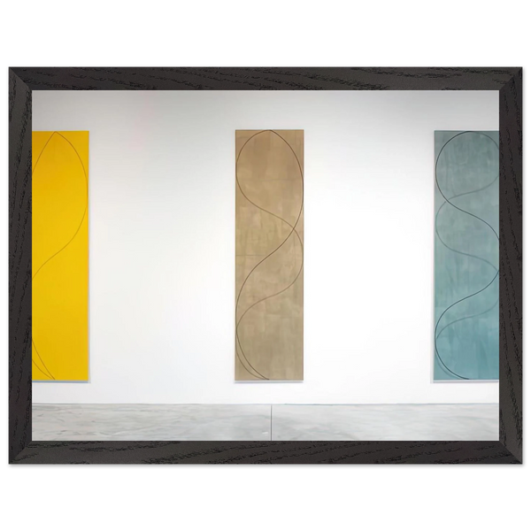 COLUMN PAINTINGS 2004 by Robert Mangold — Framed art print at Zephyeer