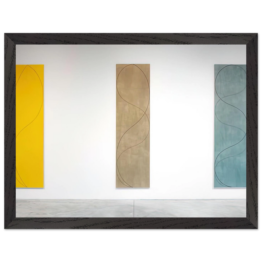 COLUMN PAINTINGS 2004 by Robert Mangold — Framed art print at Zephyeer