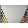 Delta Lambda (1961) by Morris Louis, framed poster
