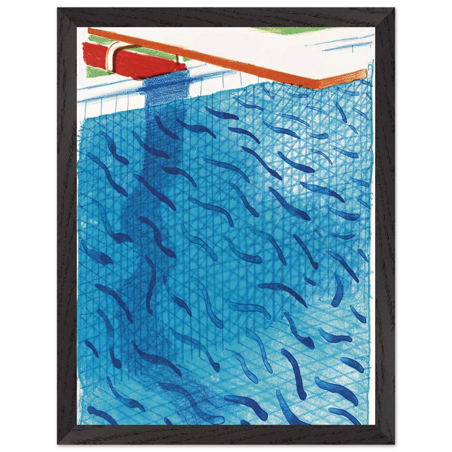 David Hockney — Framed art print at Zephyeer