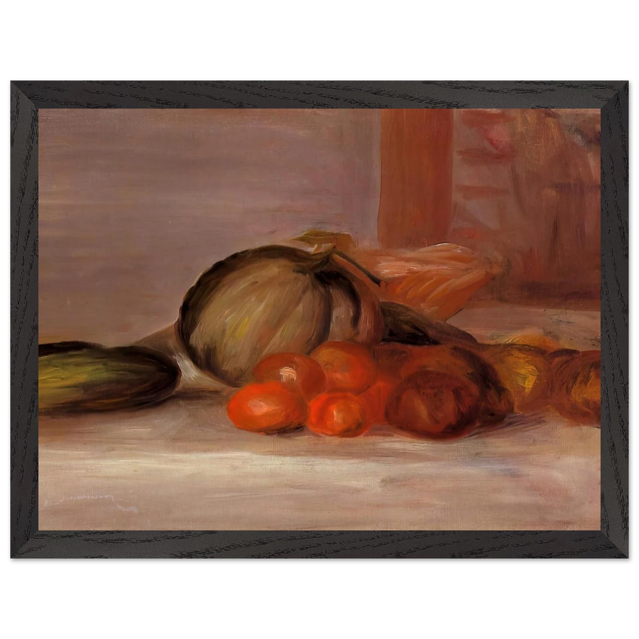 Still Life with Melon by Pierre-Auguste Renoir — Framed art print at Zephyeer