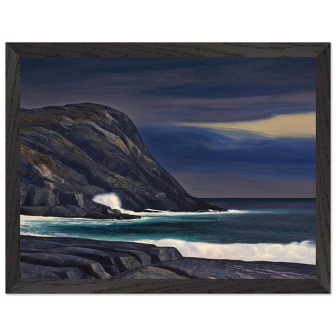 Brewing Storm, Monhegan by Rockwell Kent — Framed art print at Zephyeer