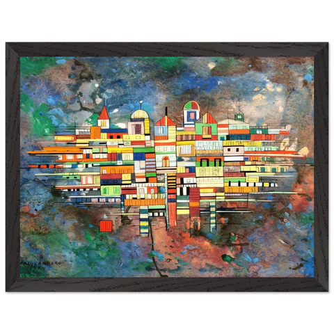 CITY 1954 by Rene Portocarrero — Framed art print at Zephyeer
