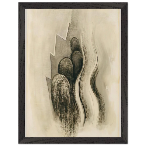 Drawing XIII by Georgia O'Keeffe — Framed art print at Zephyeer