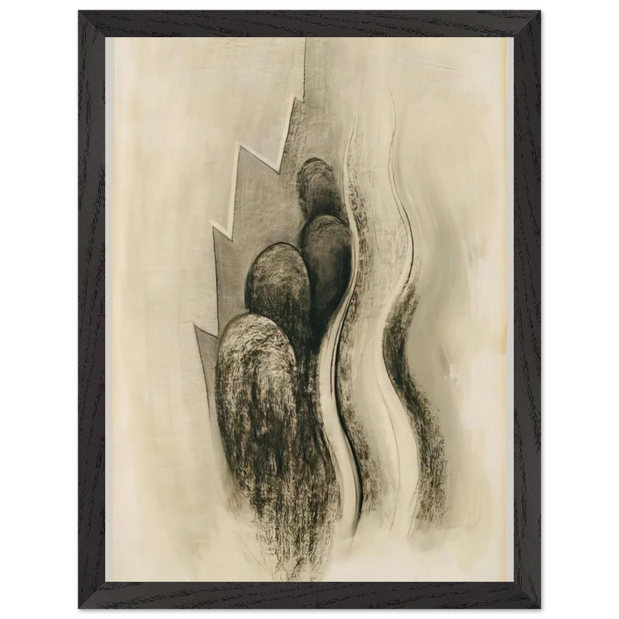 Drawing XIII by Georgia O'Keeffe — Framed art print at Zephyeer