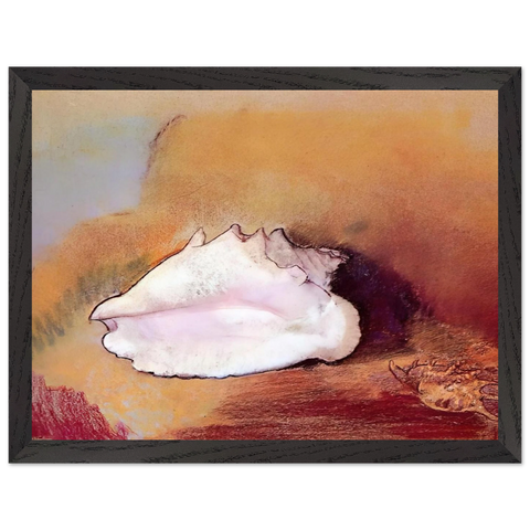 THE SEASHELL 1912 by Odilon Redon — Framed art print at Zephyeer