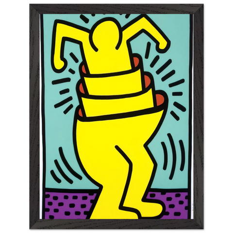 UNTITLED 1989 by Keith Haring — Framed art print at Zephyeer