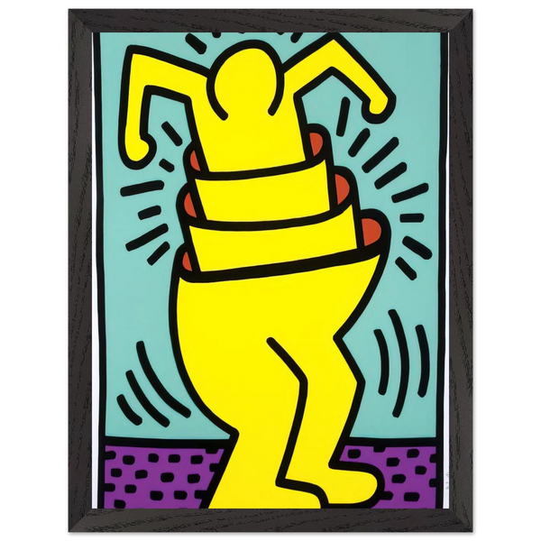 UNTITLED 1989 by Keith Haring — Framed art print at Zephyeer