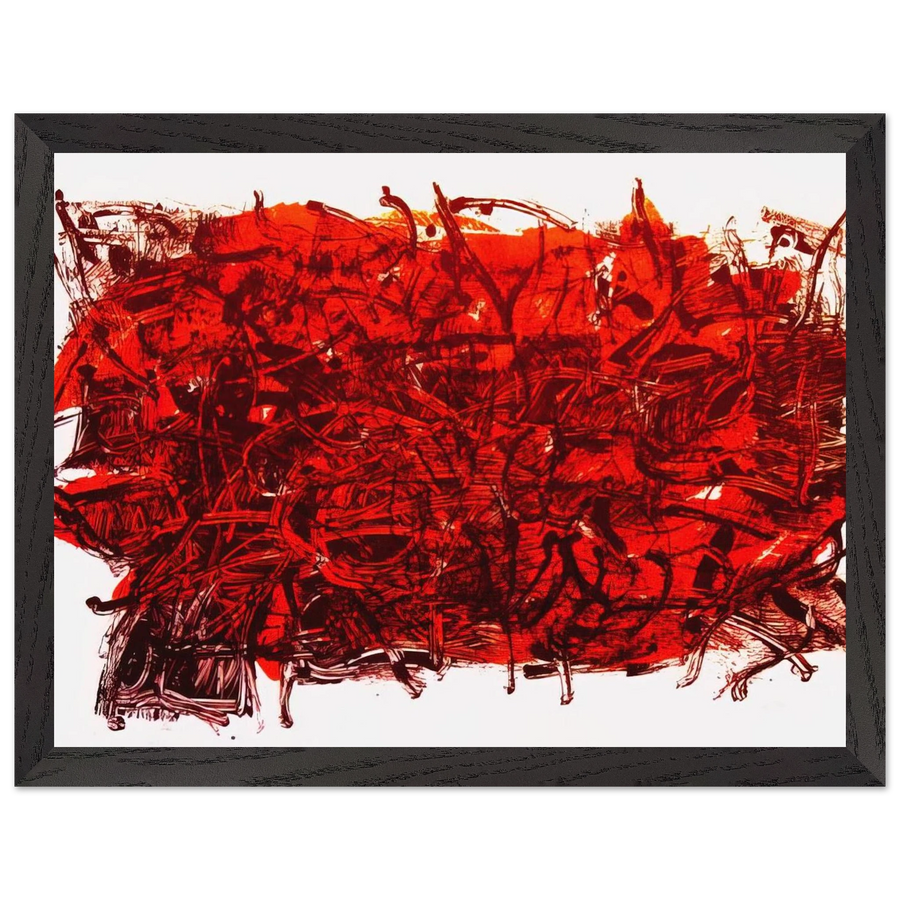 Leaves III by Jean-Paul Riopelle — Framed art print at Zephyeer