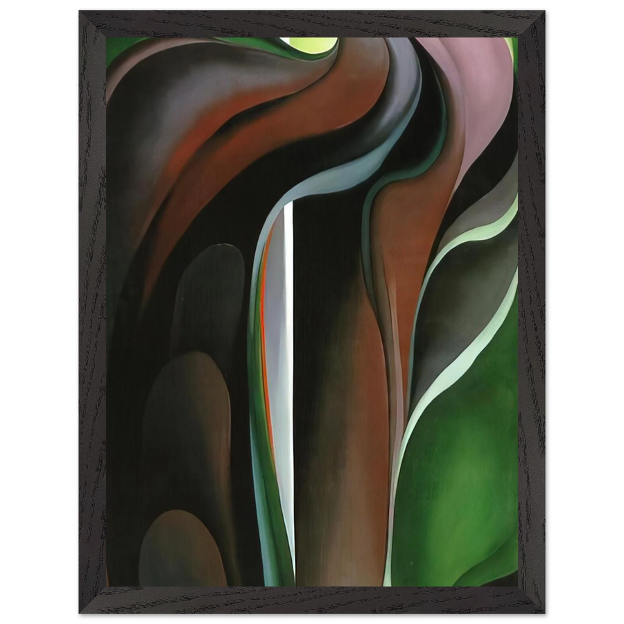 Jack-in-the-Pulpit ?V by Georgia O'Keeffe — Framed art print at Zephyeer