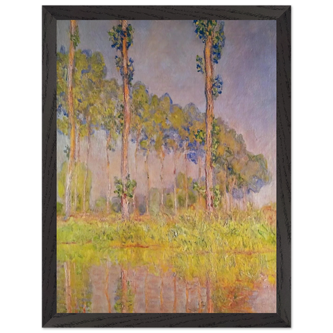 Three Trees in Spring by Claude Monet — Framed art print at Zephyeer