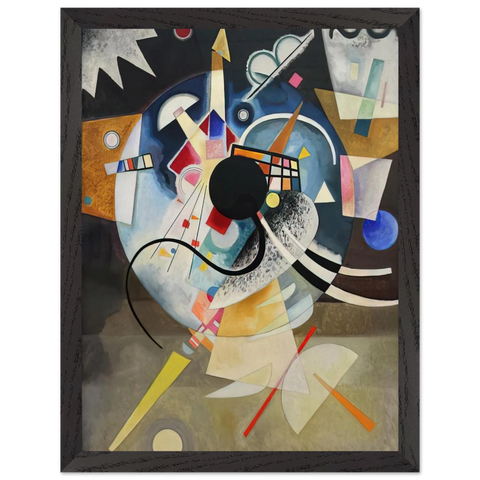 A CENTRE 1924 by Wassily Kandinsky — Framed art print at Zephyeer