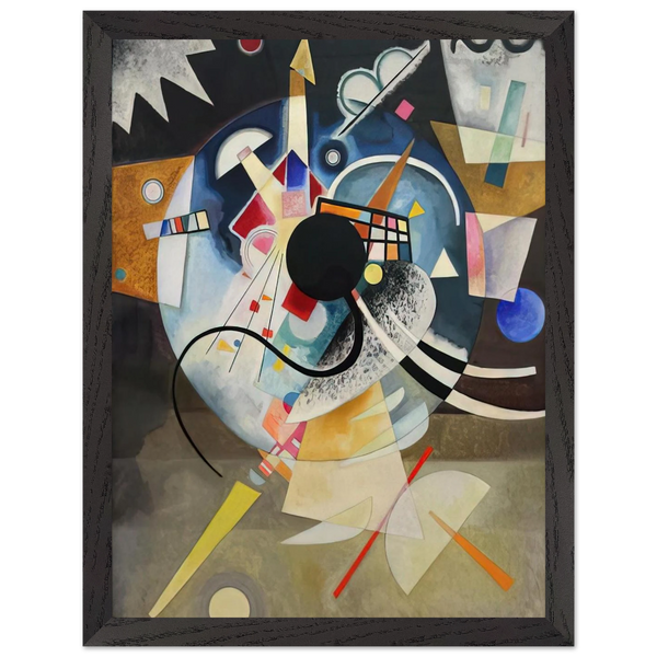 A CENTRE 1924 by Wassily Kandinsky — Framed art print at Zephyeer