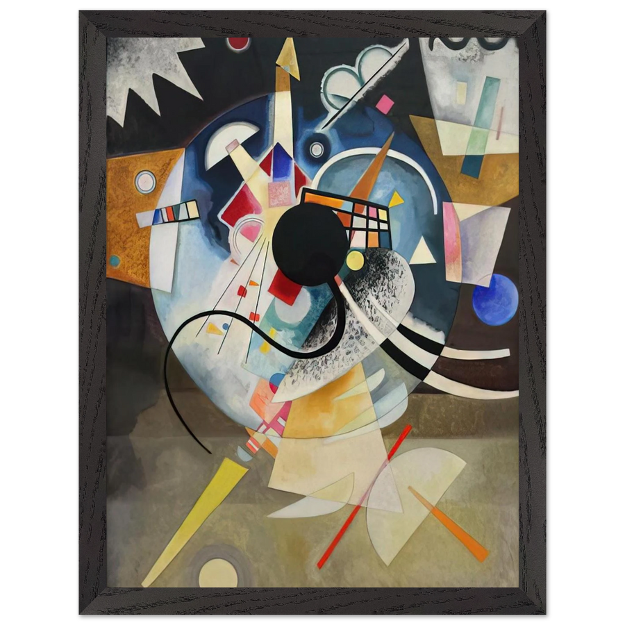A CENTRE 1924 by Wassily Kandinsky — Framed art print at Zephyeer