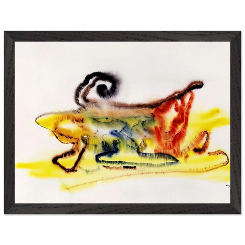 Untitled - 1961 by Henri Michaux — Framed art print at Zephyeer