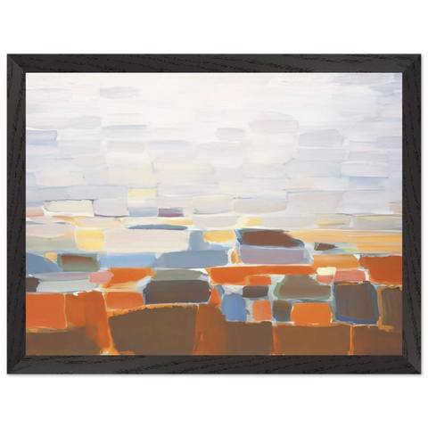 Ciel - Art Informel by Nicolas de Stael — Framed art print at Zephyeer
