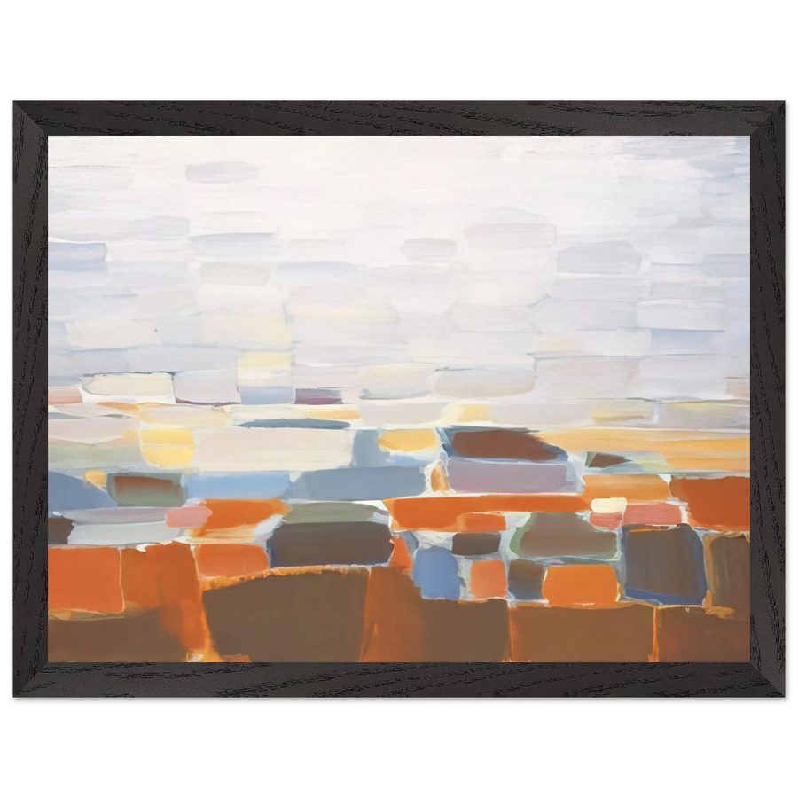 Ciel - Art Informel by Nicolas de Stael — Framed art print at Zephyeer